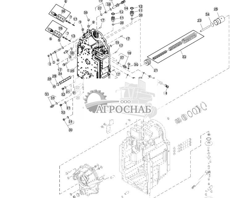 Корпус трансмиссии, задний, IVT™ - ST104365 494.jpg